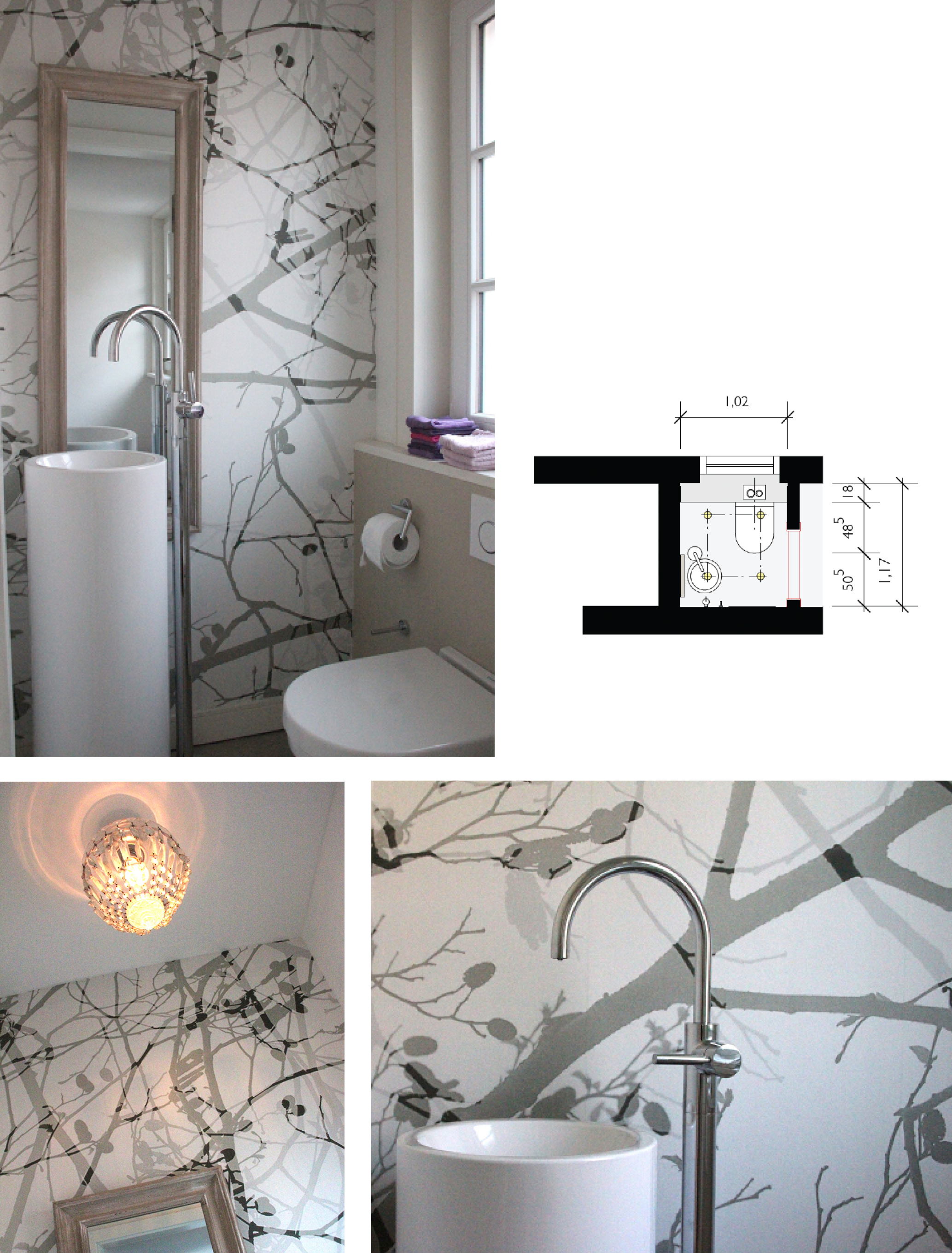 Wall Gäste-WC 150 dpi Innenarchitektur & Interiordesign Innenarchitektur & Interiordesign